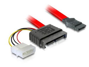 Delock adapter sata slimline->sata+molex(M)4pin C1032052