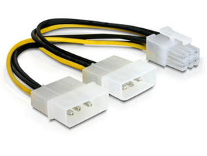 Delock kabel rozdz. zasil 2xHDD/1xpci expr. 6pin C1032053 - 2824914250