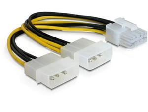 Delock kabel rozdz. zasil 2xHDD/1xpci expr. 8pin C1032054 - 2824914251