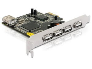 Delock karta pci express -> 4x USB 2.0 + 1 port C1032043