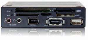 Delock czytnik wew 3.5'' all in one, audio, eSATAp, USB 2.0, FireWire C1032118 - 2824914272