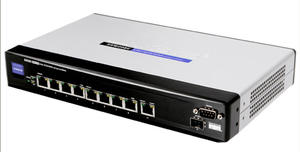 SB Switch 8x10/10 0 1x1GB 1xSFP SRW208G-EU - 2824913342