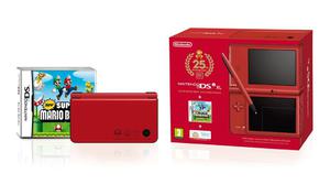 DSi XL czerwona + New Super Mario 1871454E - 2824918318