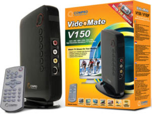 Compro VideoMate V150F, analog. tuner TV, box, PAL/SECAM/NTSC, FM C0508043