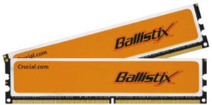 Crucial 2x1GB Ballistix 800MHz DDR2 NON-ECC 4-4-4-12 DIMM C3262014