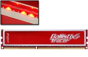 Crucial 2GB Ballistix with LED's 1600MHz DDR3 NON-ECC 8-8-8-24 DIMM C3262029 - 2824913624