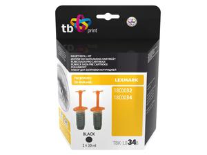 Zestaw TB Print TBK-L034B Black do napeniania wkadw Lexmark: 18C0034, 18C0032 - 2824920483