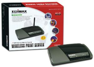 Edimax Wireless 802.11g/54Mbit, 3P (2xUSB, 1xParralel) Print Server C0181088 - 2824914863