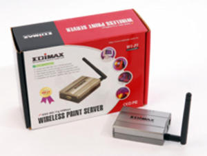 Edimax Wireless 802.11g/54Mbit, 1P, parallel Print Server C0181146 - 2824914867