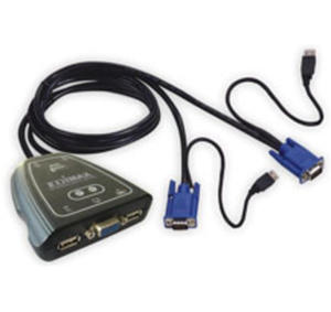 Edimax KVM USB Switch dla 2 komputerw, kable w zestawie C0180368 - 2824914879