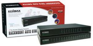 Edimax KVM Switch dla 8 komputerw, rack 19'' (1xkabel konsoli) C0180132 - 2824914881