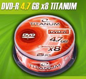 DVD-R Titanum [ cake box 25 | 4.7GB | 8x ] C9740039 - 2824915137