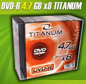 DVD-R Titanum [ slim jewel case 10 | 4.7GB | 8x ] C9740041 - 2824915139