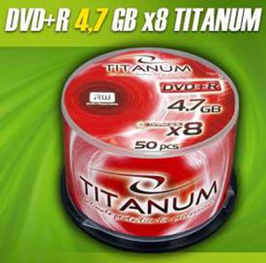 DVD+R Titanum [ cake box 50 | 4.7GB | 8x ] C9740045 - 2824915147