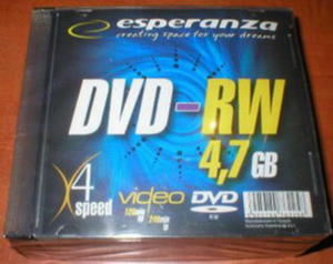 DVD-RW Esperanza [ slim jewel case 10 | 4.7GB | 4x ] C9710110 - 2824915201