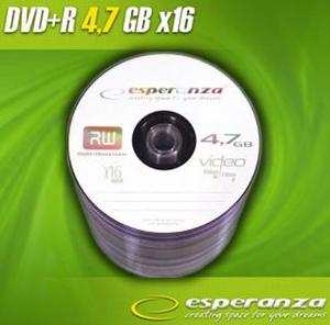 DVD+R Esperanza [ spindle 100 | 4.7GB | 16x ] C9740020 - 2824915204