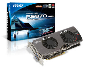 Radeon HD6870 HAWK 1GB DDR 5 256BIT PX 2xDVI + HDMI + 2m DisplayPort