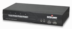 Intellinet KVM przecznik 4 porty USB DVI audio desktop C0367029 - 2824916471