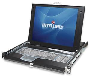 Intellinet KVM przecznik 8 porty PS/2 USB konsola LCD 15'' C0367034 - 2824916478