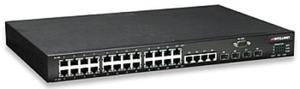 Intellinet switch 24x10/100 + 4xSFP Giga zarzdzalny warstwy 3 19'' rack C0367061 - 2824916647