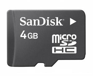 MicroSD Card only 4GB SDHC - 2824919901