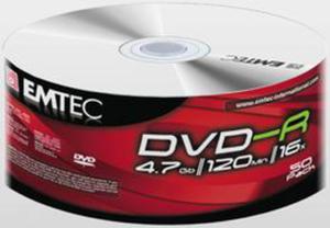 DVD-R EMTEC 4,7GB X16 50-Spindel - 2824914994