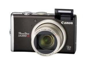 Powershot SX200IS black 12.1 MPx 12xzoom optyczny - 2824912852