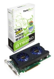 GeForce CUDA GTS250 XT OC 1GB 0,8ns DDR3 256BIT 2xDVI + HDMI BOX - 2824921110