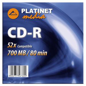 Platinet cd-r 700mb 52x safe pack*100 - 2824918846