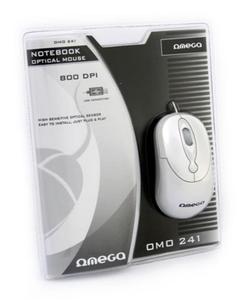 MOUSE OMEGA MINI OM-241 SILVER USB - 2824918497