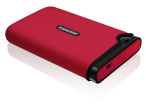 250GB 2.5'' HDD USB zewntrzny StoreJet 25 Mobile Red - 2824920916