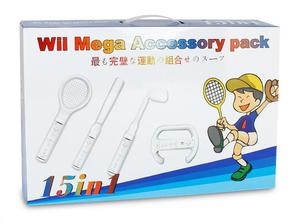 WII SPORTS AKCESORIA - 15 in 1 MEGAPACK - 2824913411