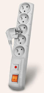 ACAR LISTWA ZASILAJCA F5 1,5M 5FRENCH SOCKETS GREY - 2824911689