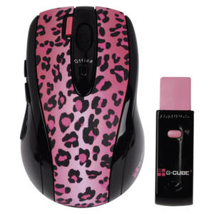 G-CUBE MYSZ/MOUSE WIRELESS OPTICAL G4L-70PF LuxLeopard Pink - 2824915480