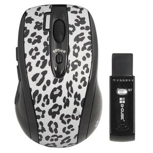 G-CUBE MYSZ/MOUSE WIRELESS OPTICAL G4L-70S LuxLeopard Black/White - 2824915481