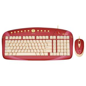 G-CUBE KLAWIATURA + MYSZ KB + MOUSE SET GKSE-2728S Enchanted Heart - 2824915487