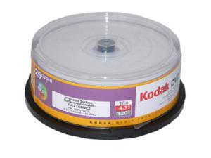 KODAK DVD-R 4,7GB 16X PRINTABLE CAKE*25 - 2824917110