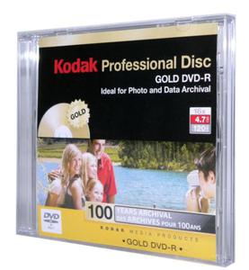 KODAK DVD-R 4,7GB 16X GOLD PROFESSIONAL JEWEL CASE*5 - 2824917111