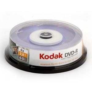 KODAK DVD-R 2,8GB 4X MINI 8 CM **DOUBLE SIDED** CAKE*10 - 2824917113