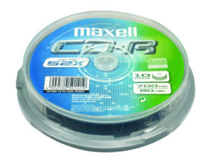 MAXELL CD-R 700MB 52X CAKE*10 624027.00.CN - 2824917673