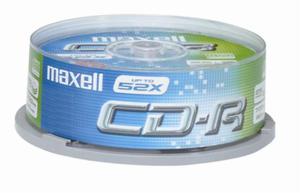 MAXELL CD-R 700MB 52X CAKE*25 628522.01.CN - 2824917684