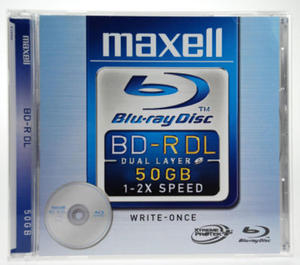 MAXELL BLU-RAY BD-R 2X 25GB JEWEL CASE*1 - 2824917704