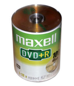 MAXELL DVD+R 4,7GB 16X SP*100 275737.30.TW - 2824917714