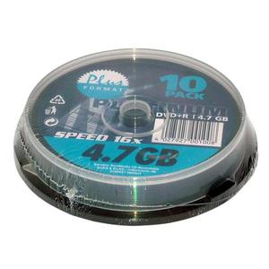 PLATINUM DVD+R 4.7GB 16X CAKE*10 - 2824918903