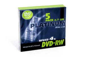 PLATINUM DVD-RW 4,7GB 4X SLIM CASE*10 - 2824918906