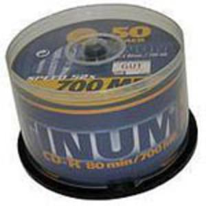 PLATINUM CD-R 700MB 52X CAKE*50 - 2824918909