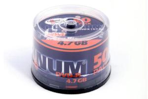 PLATINUM DVD-R 4.7GB 16X CAKE*50 - 2824918912