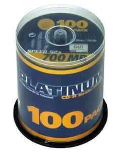 PLATINUM CD-R 700MB 52X CAKE*100 - 2824918913