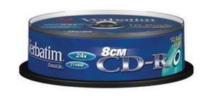 VERBATIM CD-R MINI 8CM 210MB 24X COLOUR CAKE*10 43413 - 2824921243