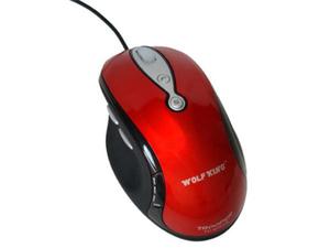 WOLFKING MYSZ / MOUSE LASER TROOPER RED 2200DPI - 2824921531